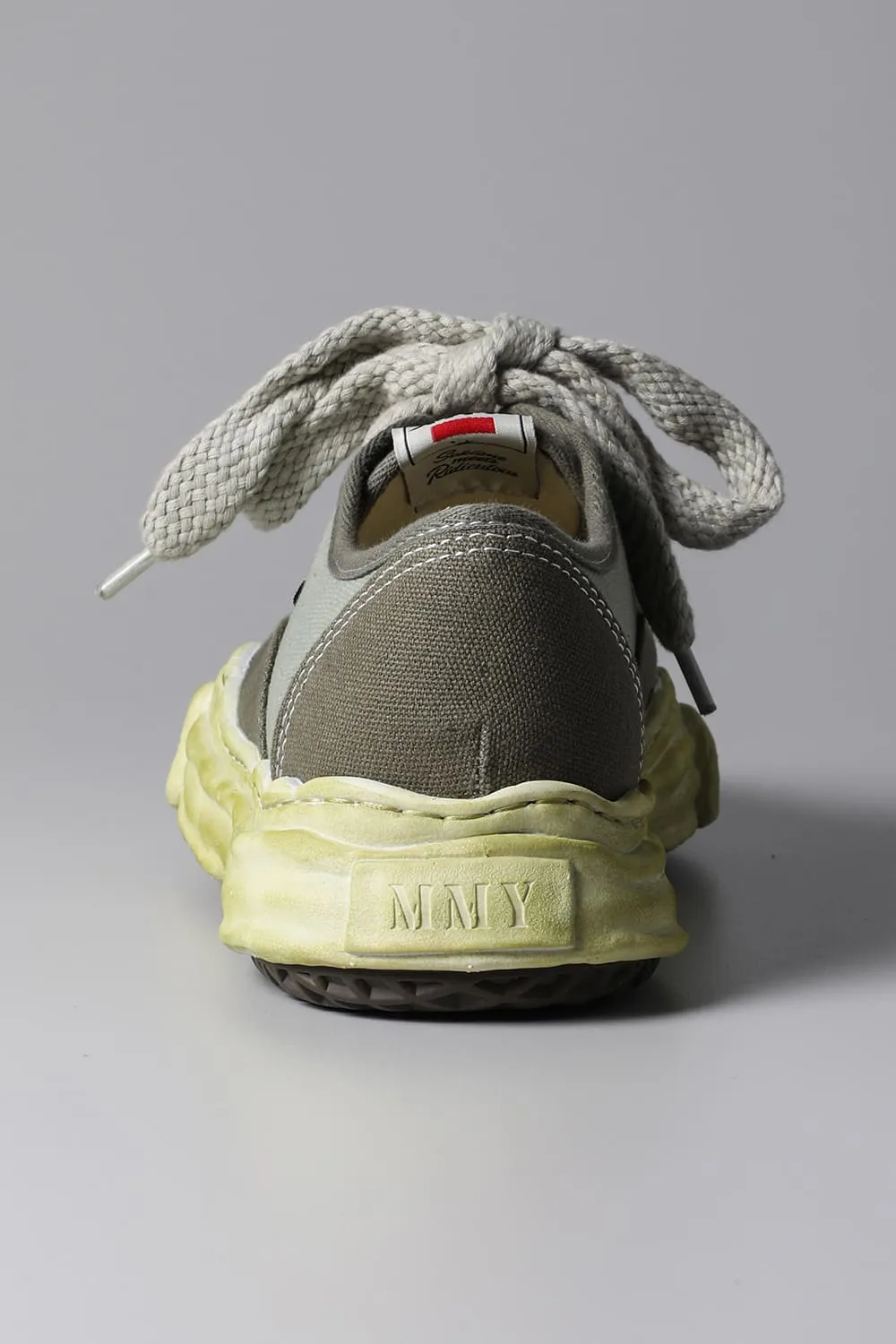 -BAKER- Original sole over-dyed canvas Low-Top sneakers Green