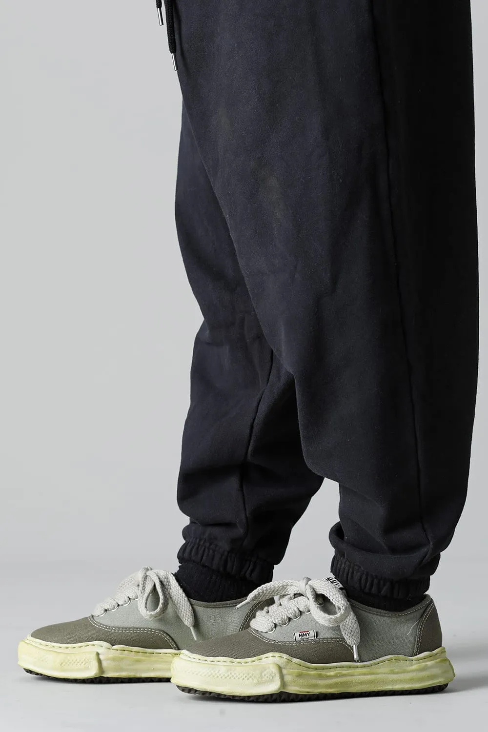 -BAKER- Original sole over-dyed canvas Low-Top sneakers Green