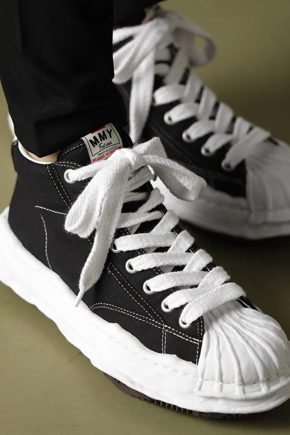 -BLAKEY High- Original STC sole canvas Hi-top sneakers Black