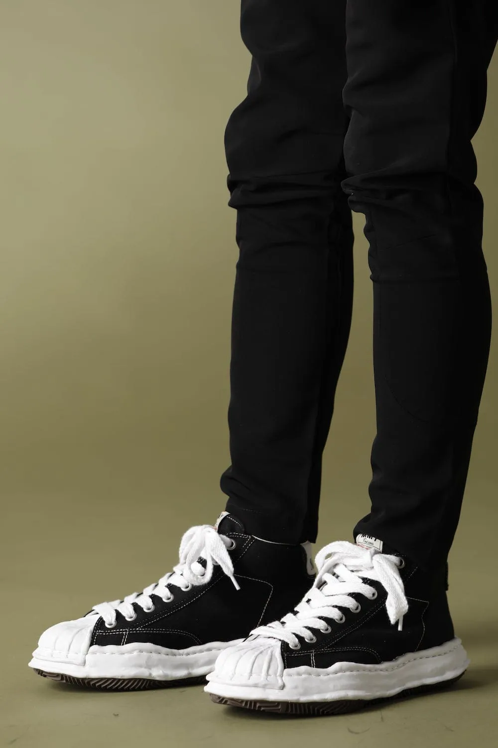 -BLAKEY High- Original STC sole canvas Hi-top sneakers Black