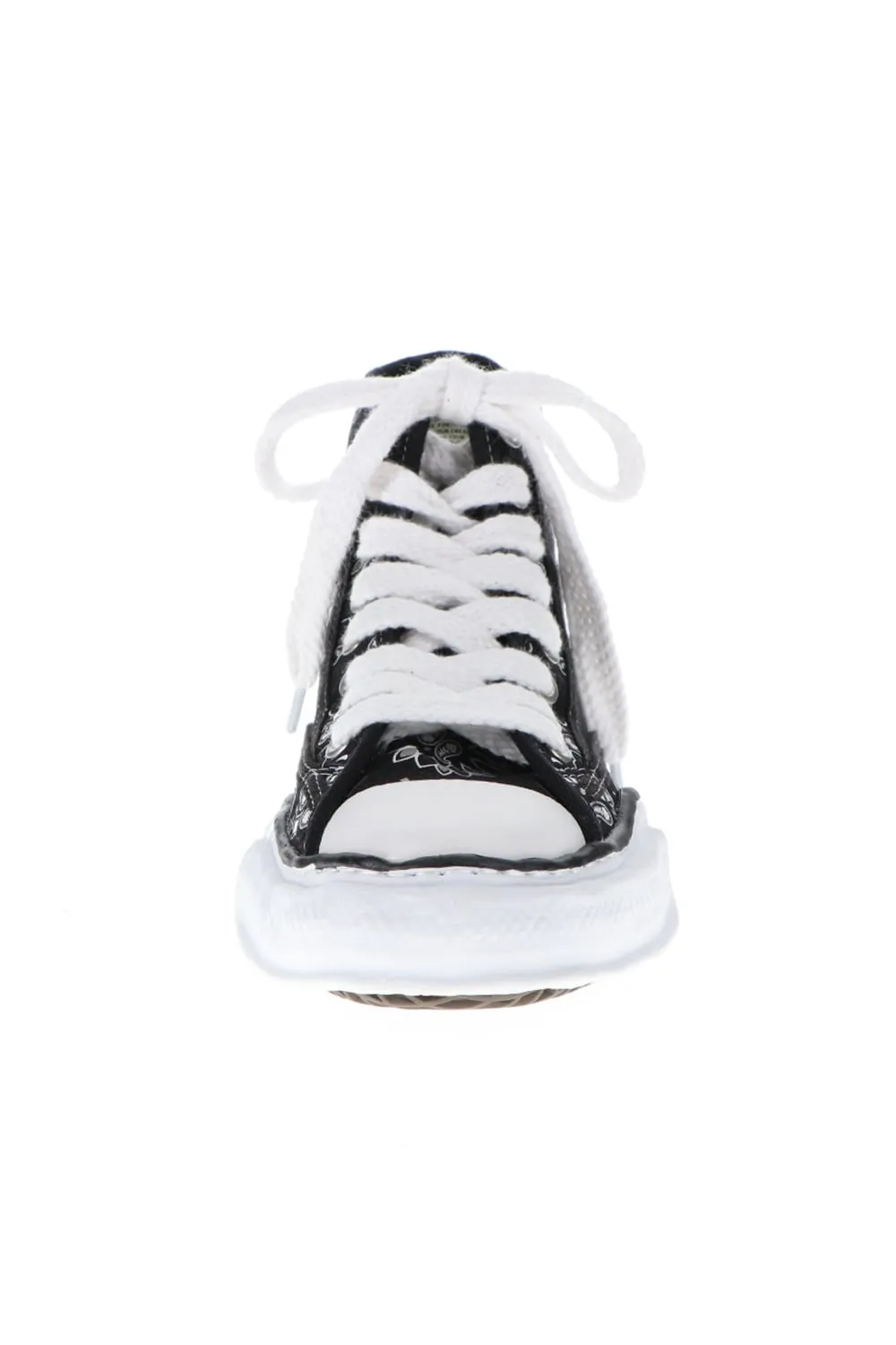 -PETERSON high- Original sole canvas bandana Hi-top sneakers Black