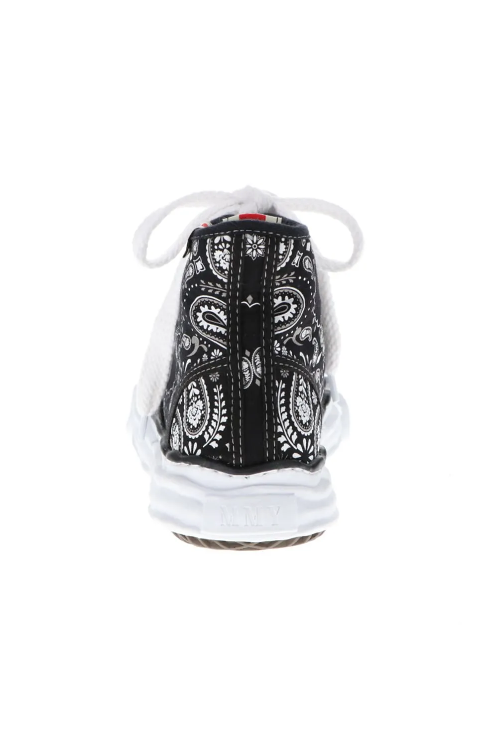 -PETERSON high- Original sole canvas bandana Hi-top sneakers Black