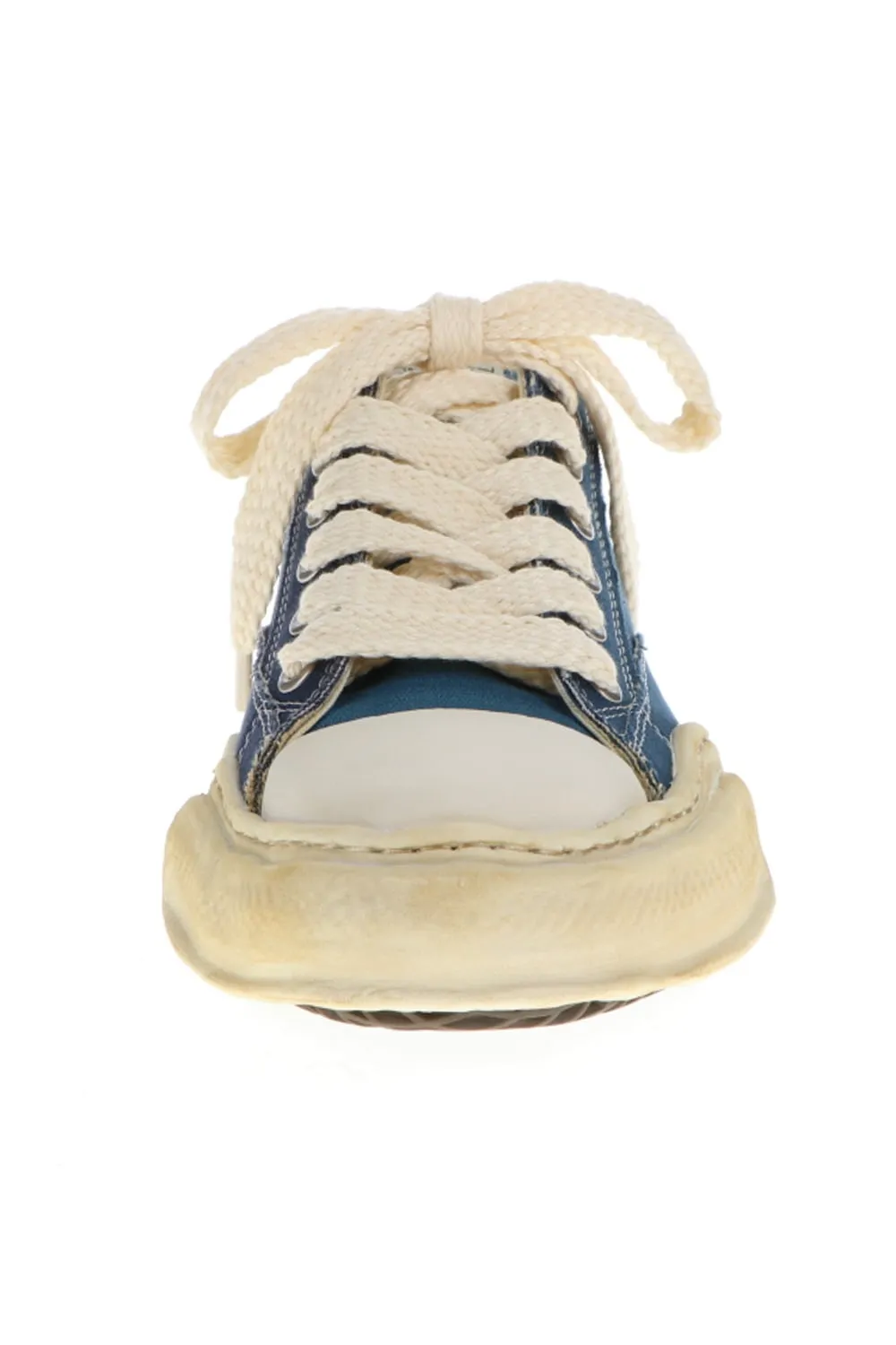 -PETERSON low- Over-dyed original sole canvas Low-Top sneakers Blue