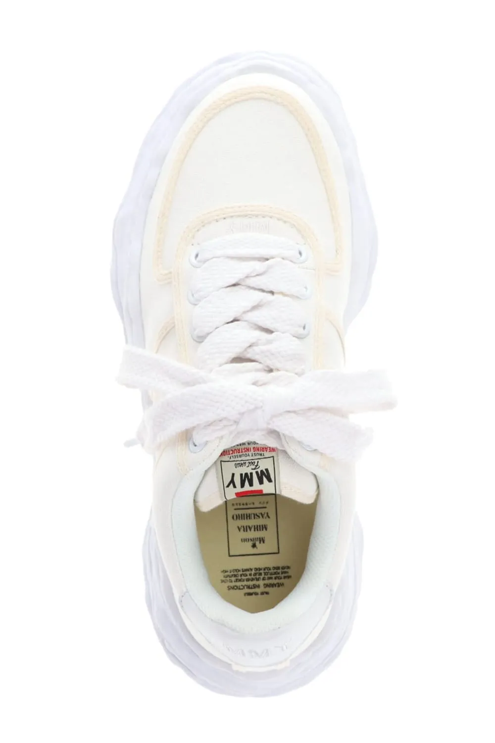 -WAYNE low- original sole canvas Low-Top sneakers White