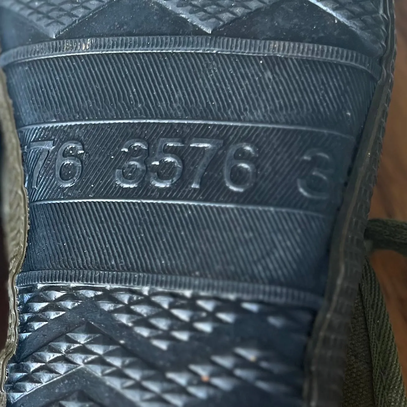 80s Olive drab canvas military shoes