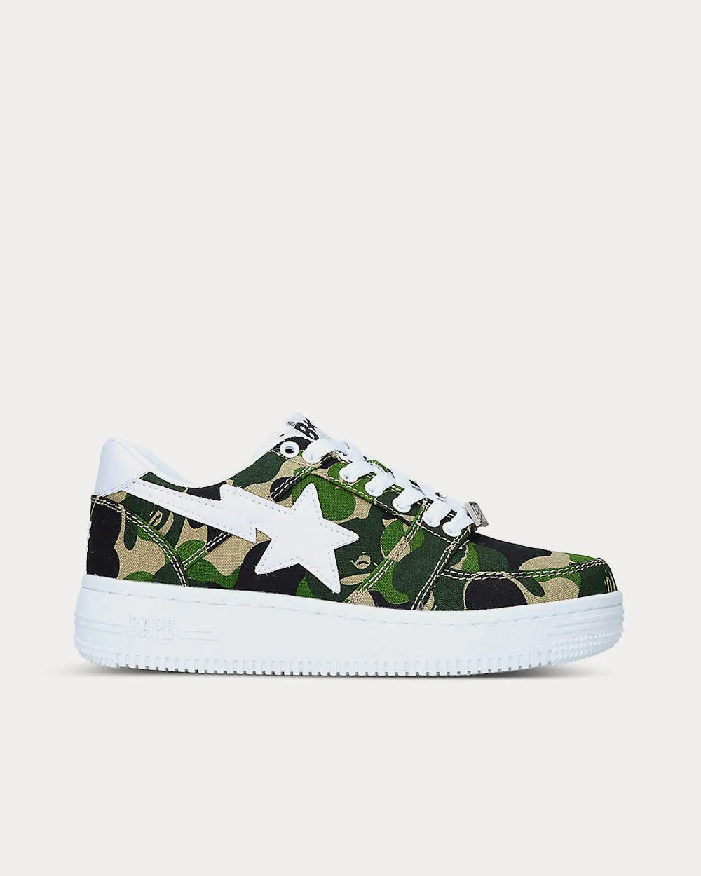 ABC Camo Bapesta Green Low Top Sneakers