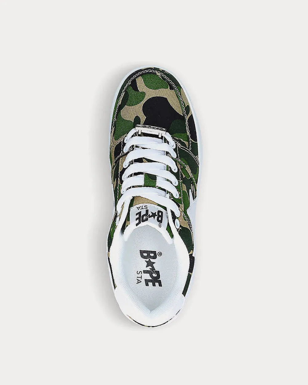 ABC Camo Bapesta Green Low Top Sneakers