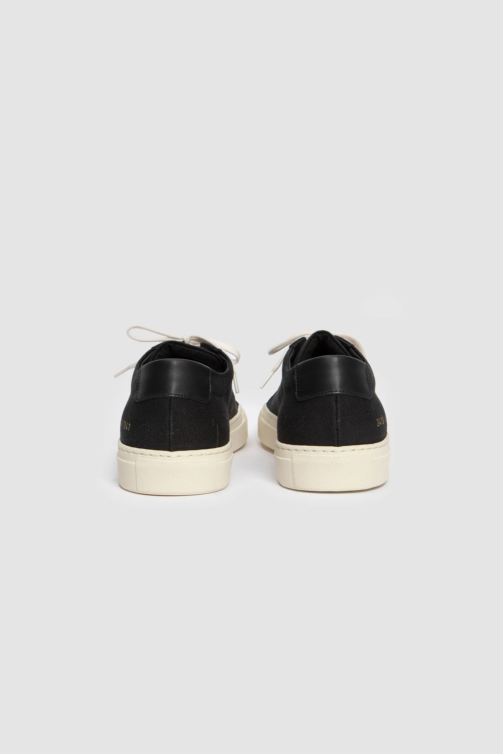 Achilles in Canvas Black