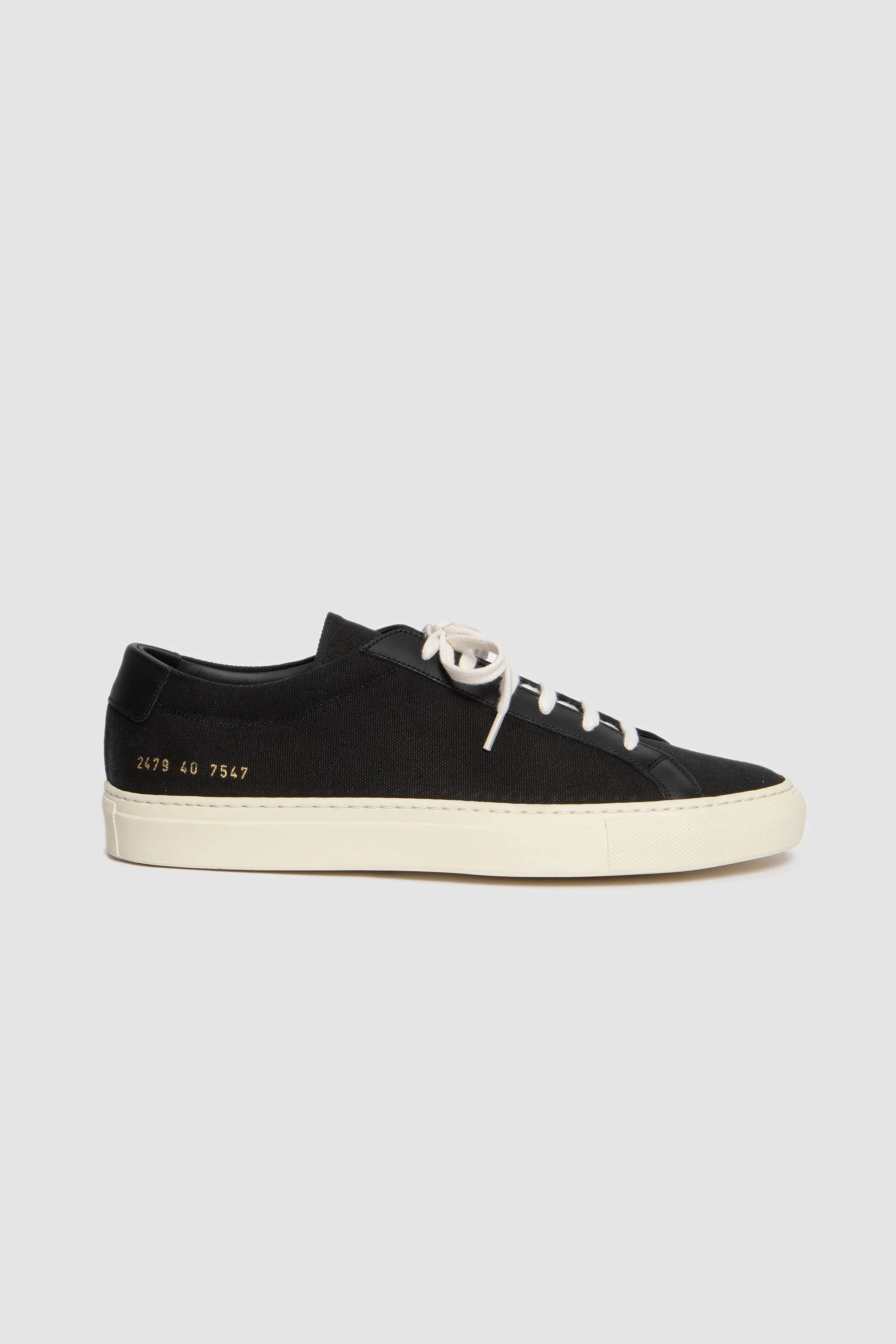 Achilles in Canvas Black