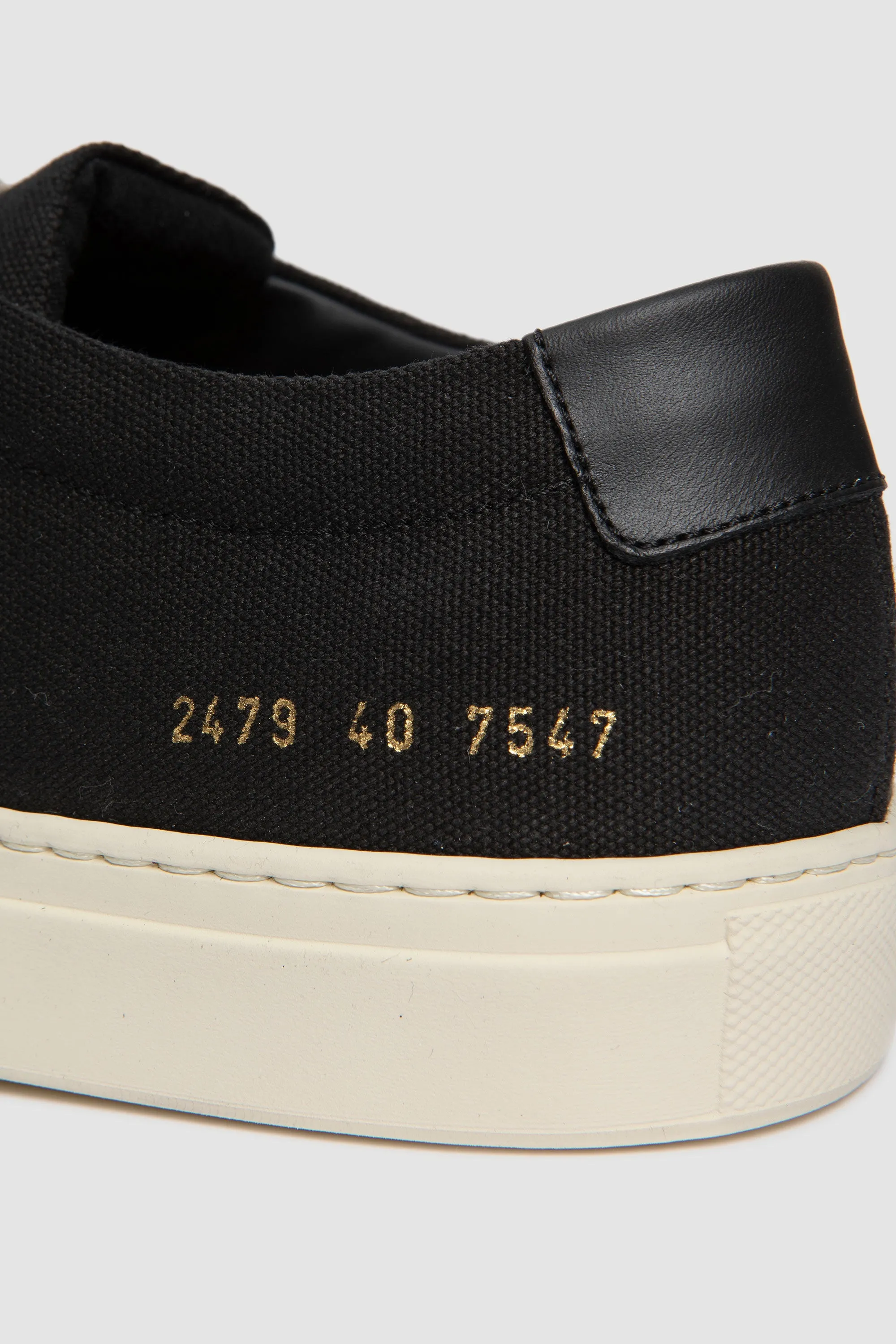 Achilles in Canvas Black