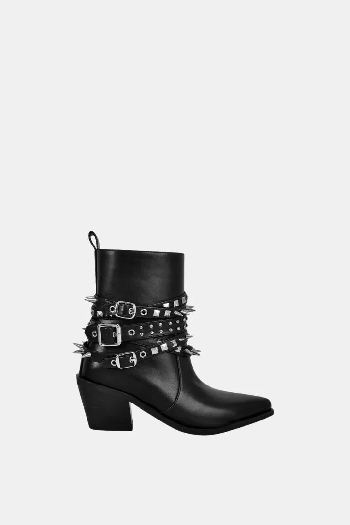 Ankle Boots With Studs