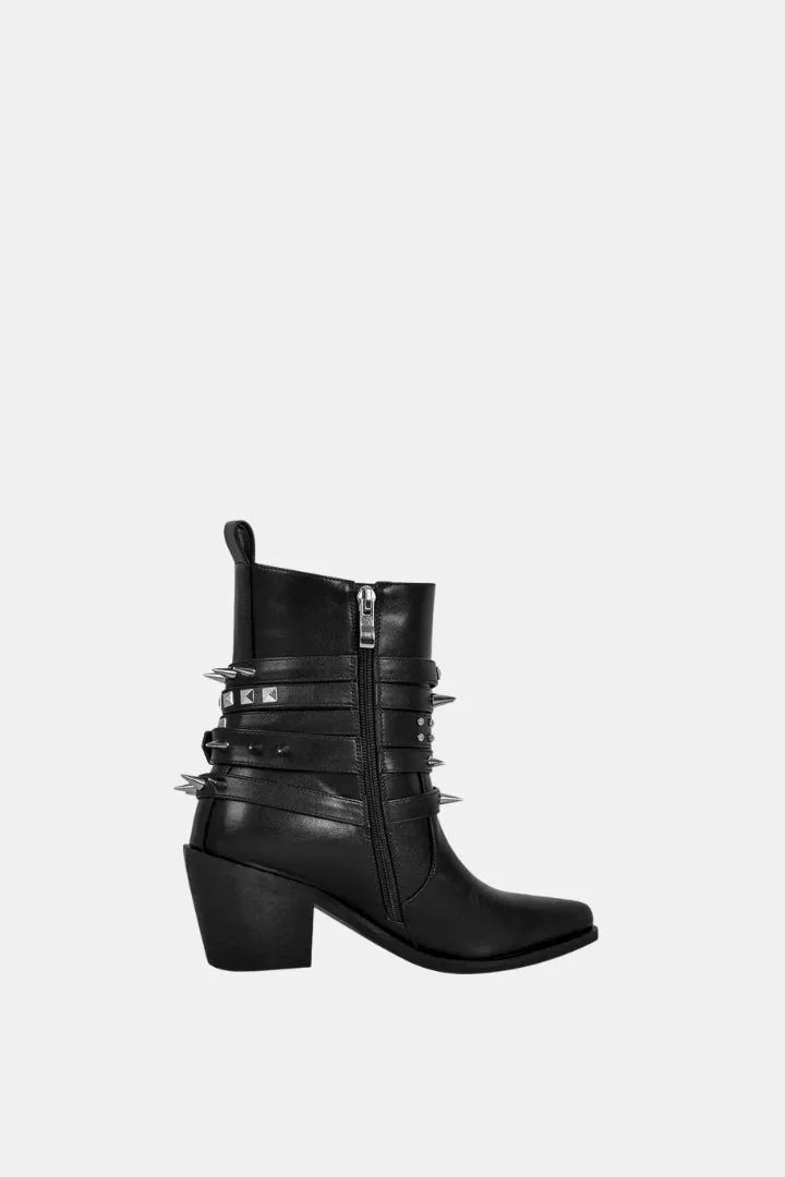 Ankle Boots With Studs