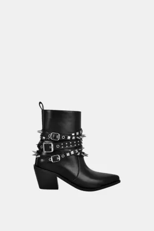 Ankle Boots With Studs