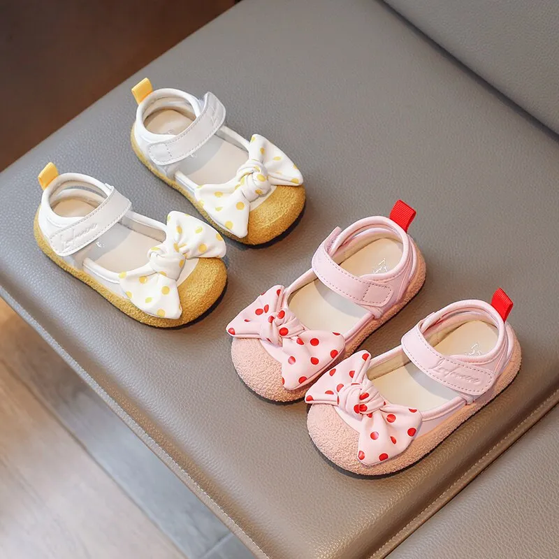 Anti Slippery Outdoor Casual Shoes With Bow