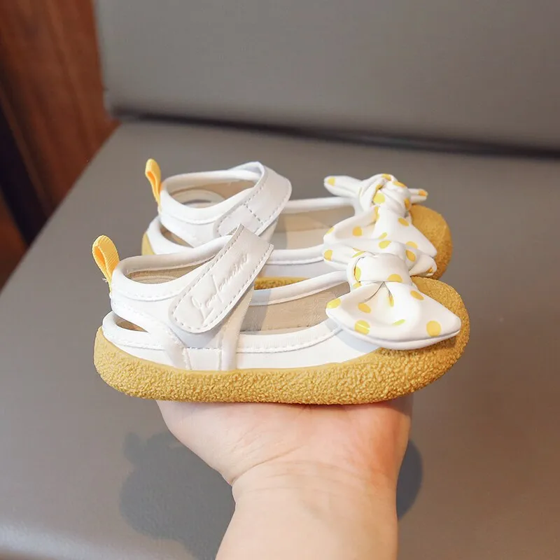 Anti Slippery Outdoor Casual Shoes With Bow