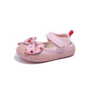 Anti Slippery Outdoor Casual Shoes With Bow