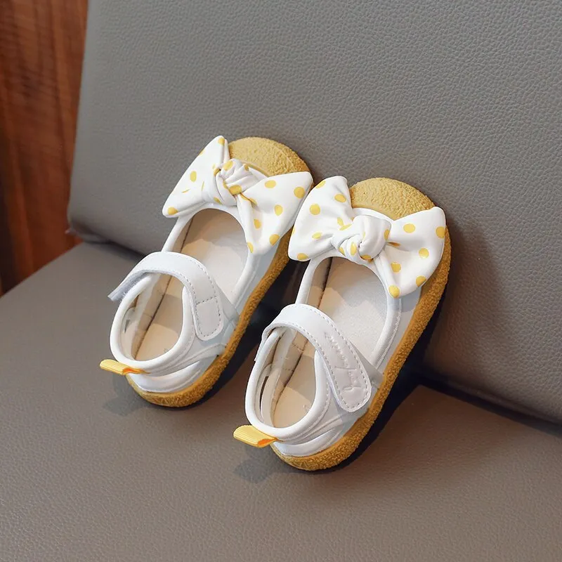 Anti Slippery Outdoor Casual Shoes With Bow