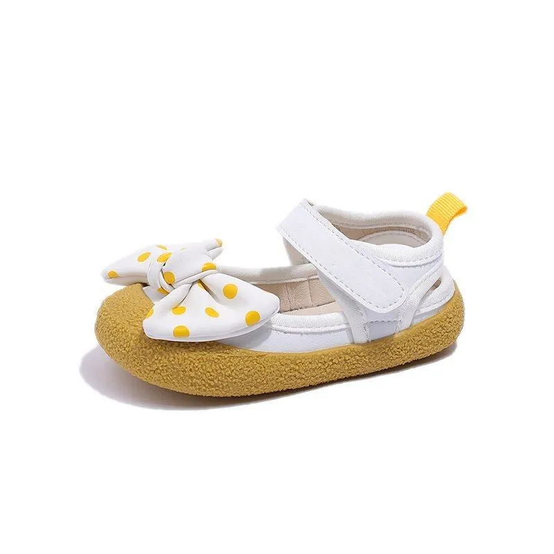 Anti Slippery Outdoor Casual Shoes With Bow