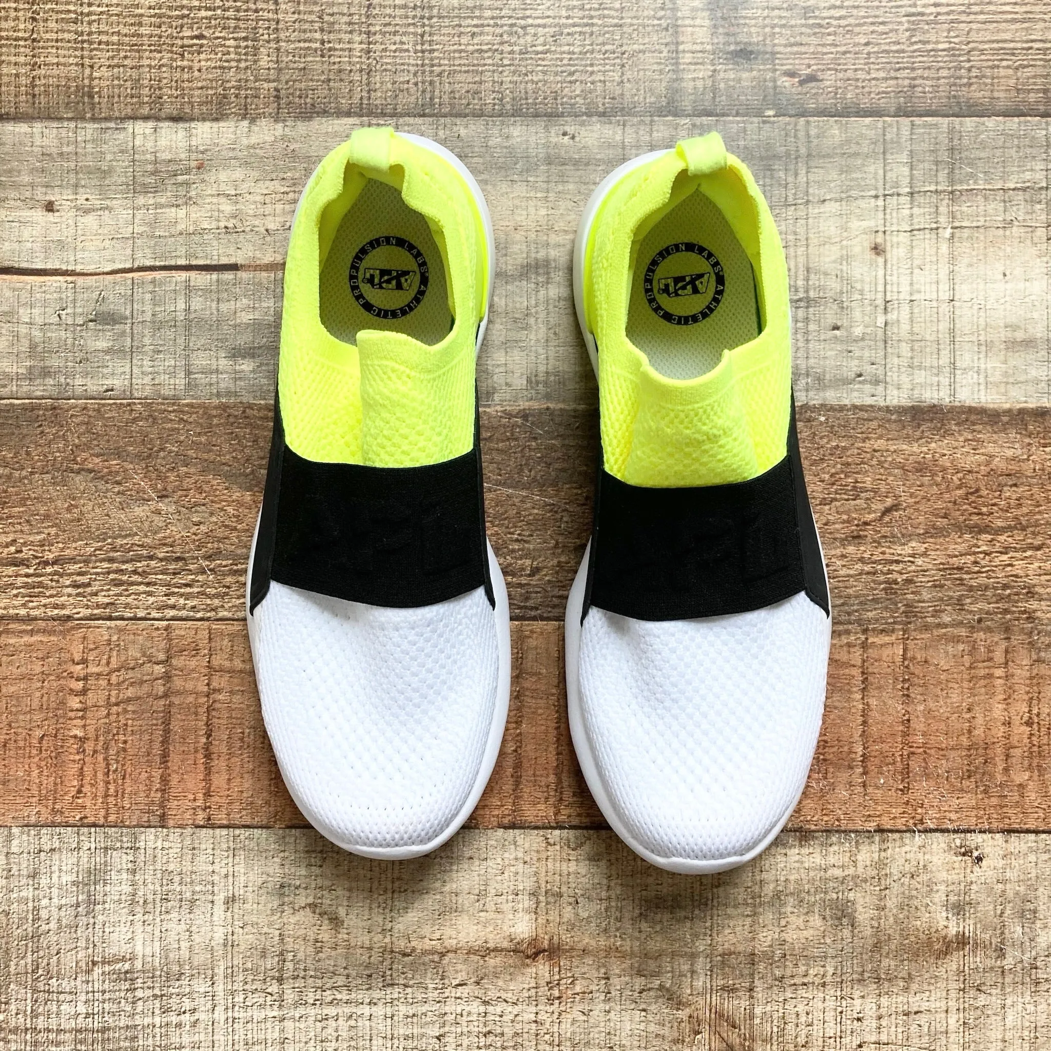 APL White/Neon/Black Sneakers- Size 7.5 (see notes)