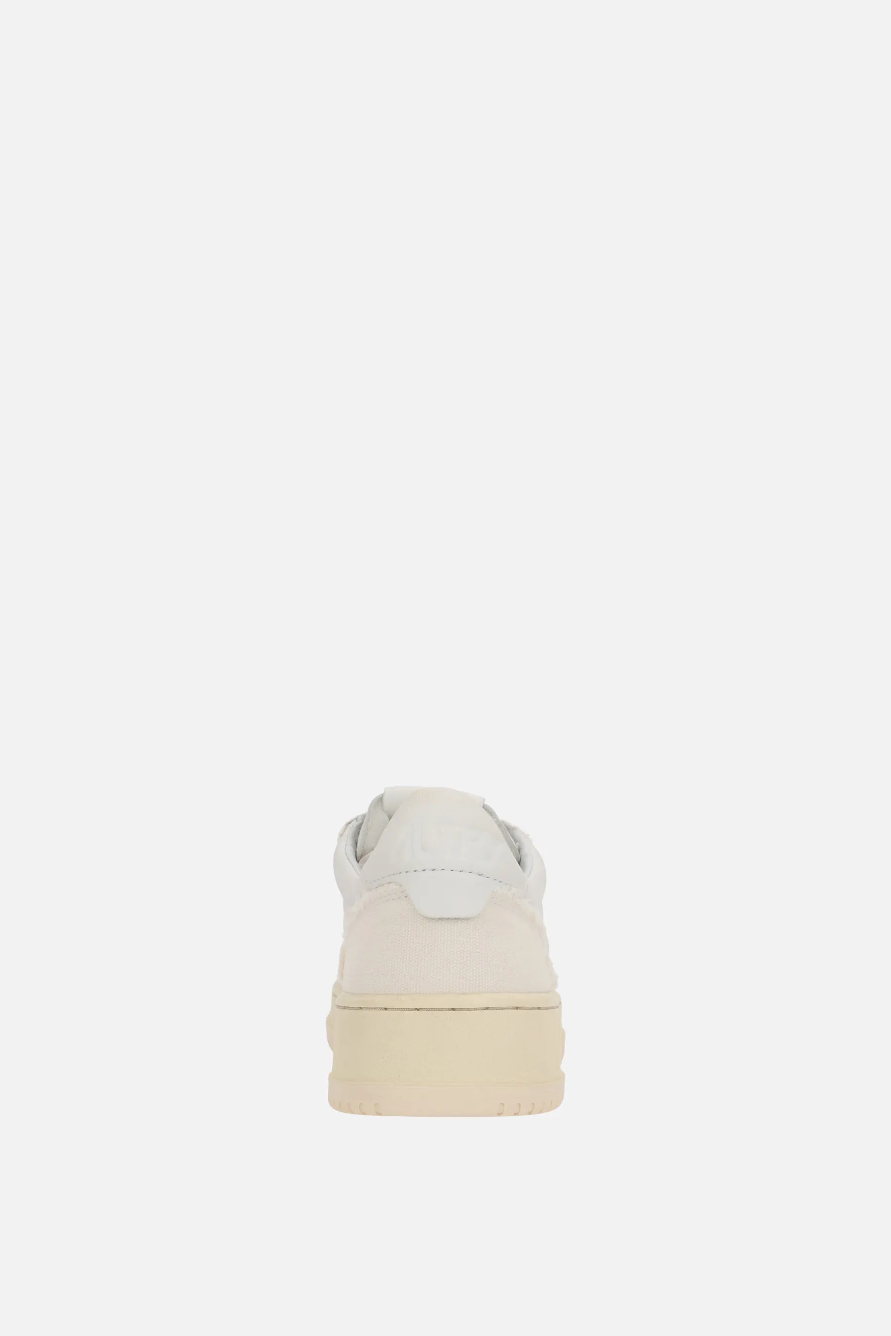 Autry Medalist smooth leather and canvas sneakers