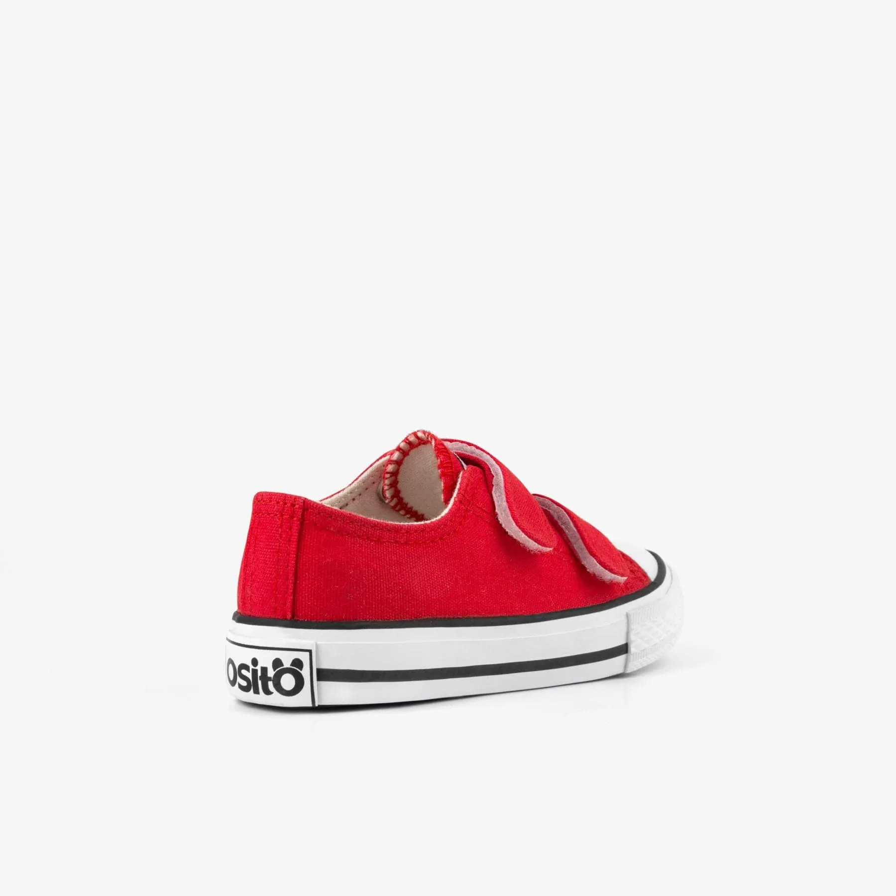 Baby's Red Canvas Sneakers