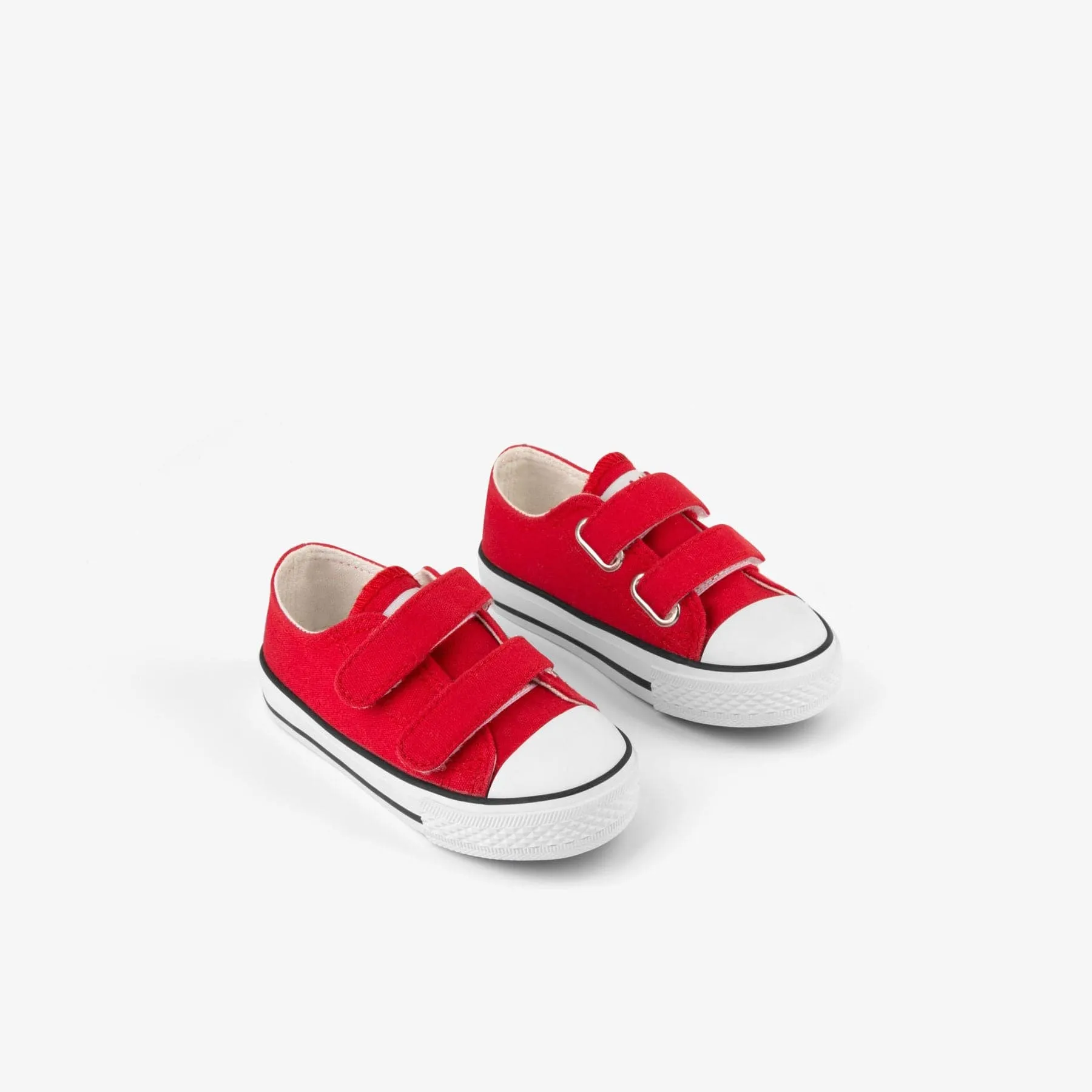 Baby's Red Canvas Sneakers
