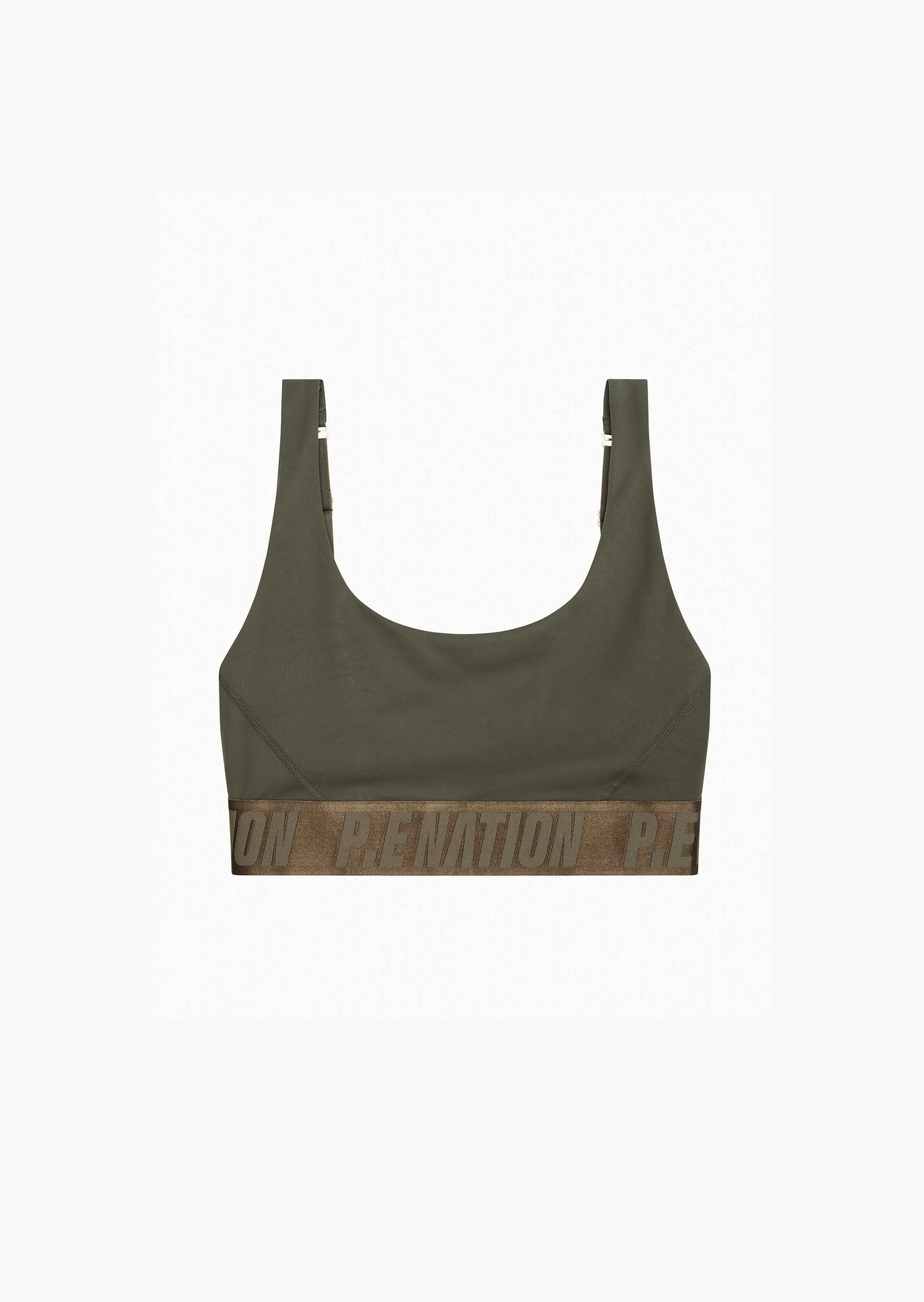BACKCHECK SPORTS BRA IN KHAKI