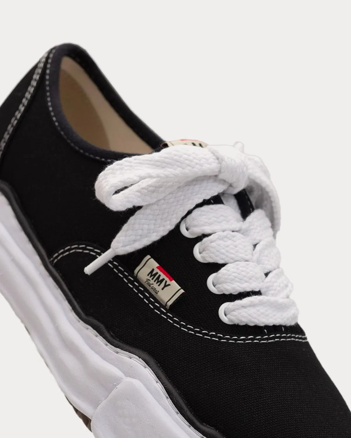 Baker OG Sole Canvas Black / White Low Top Sneakers
