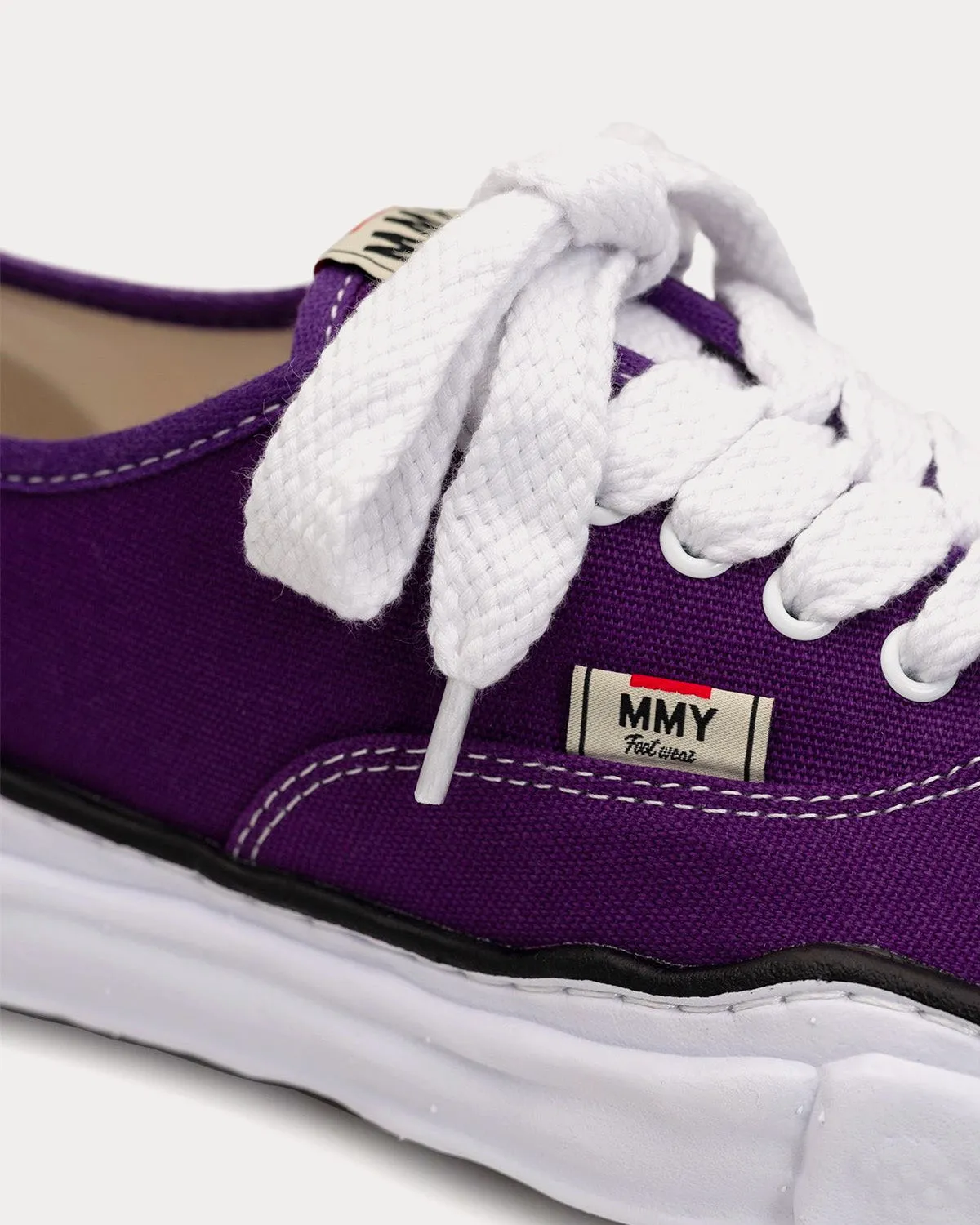Baker OG Sole Canvas Purple / White Low Top Sneakers