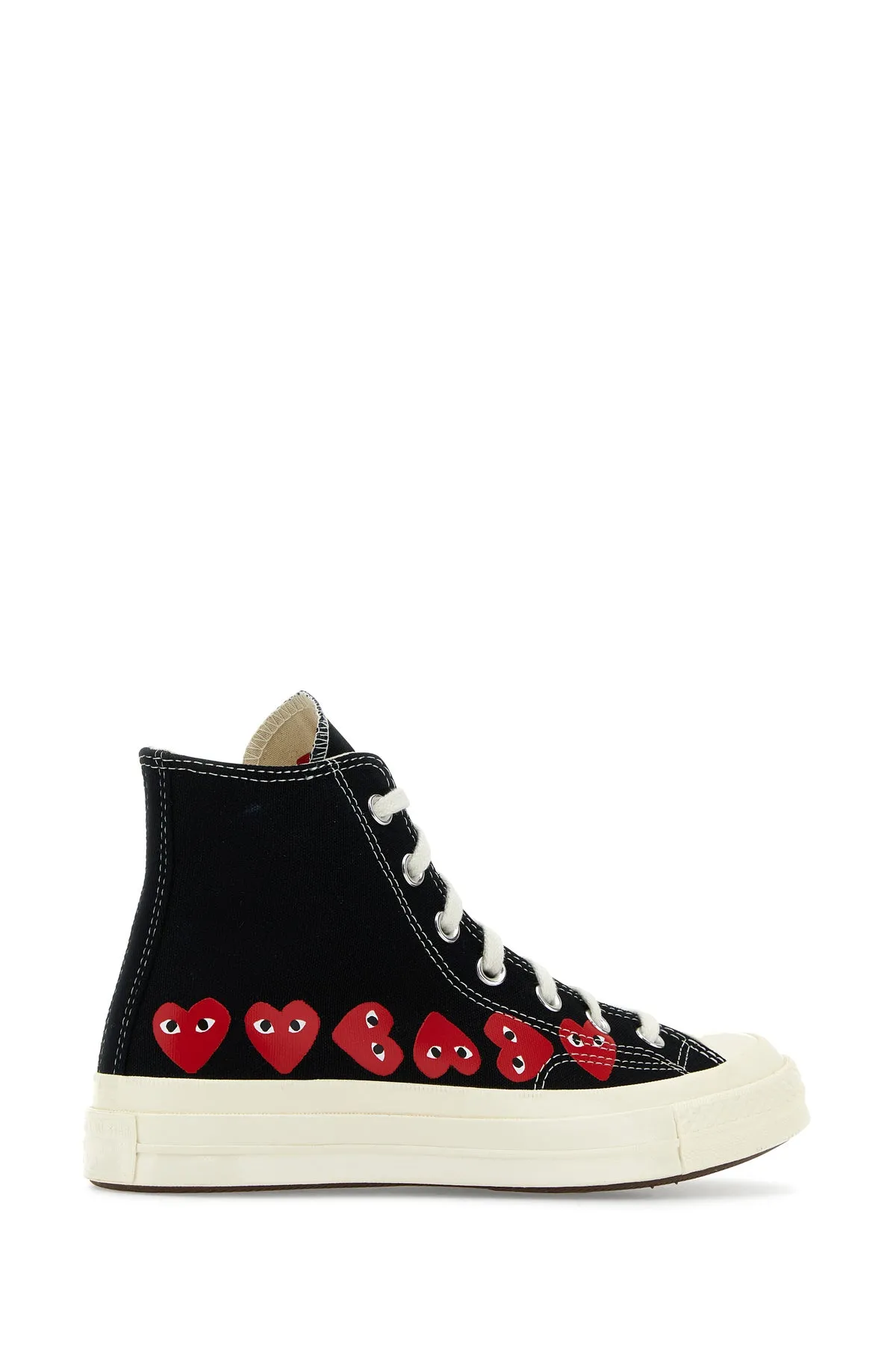 Black canvas Comme Des Garçons X Converse sneakers