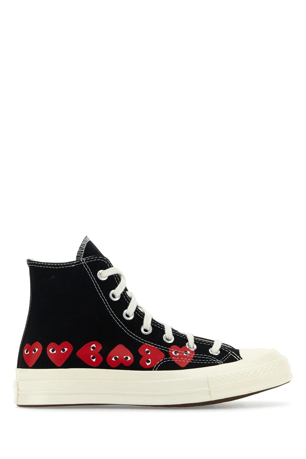 Black canvas Comme Des Garçons X Converse sneakers
