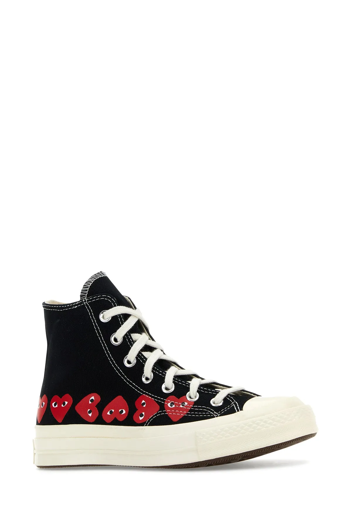 Black canvas Comme Des Garçons X Converse sneakers