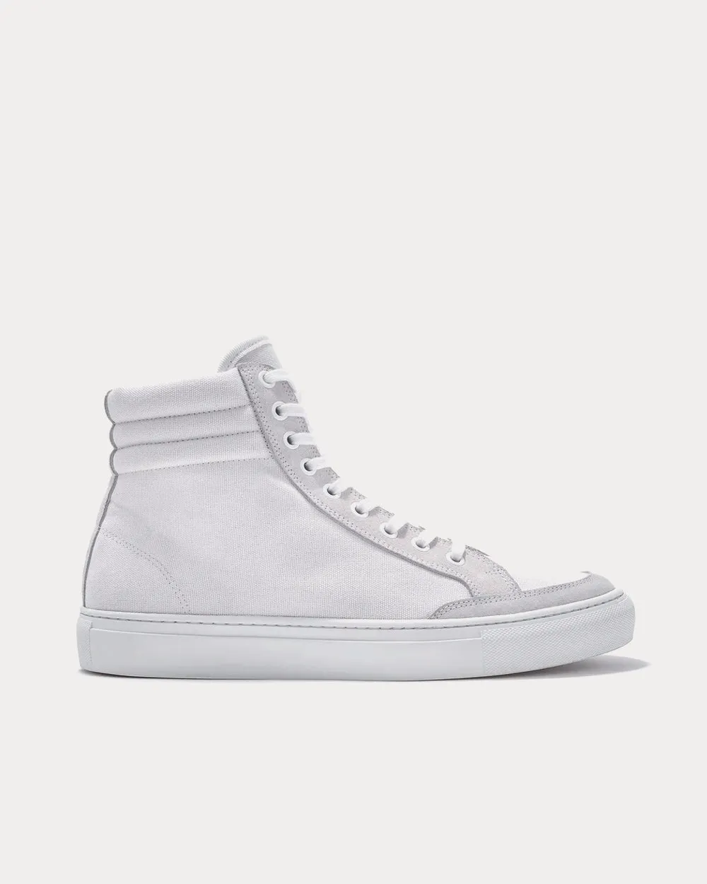 Canvas White High Top Sneakers