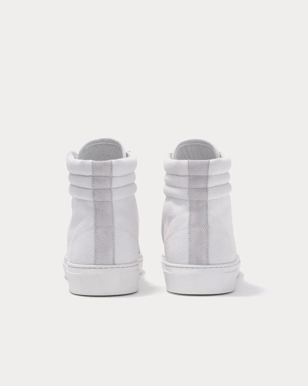 Canvas White High Top Sneakers
