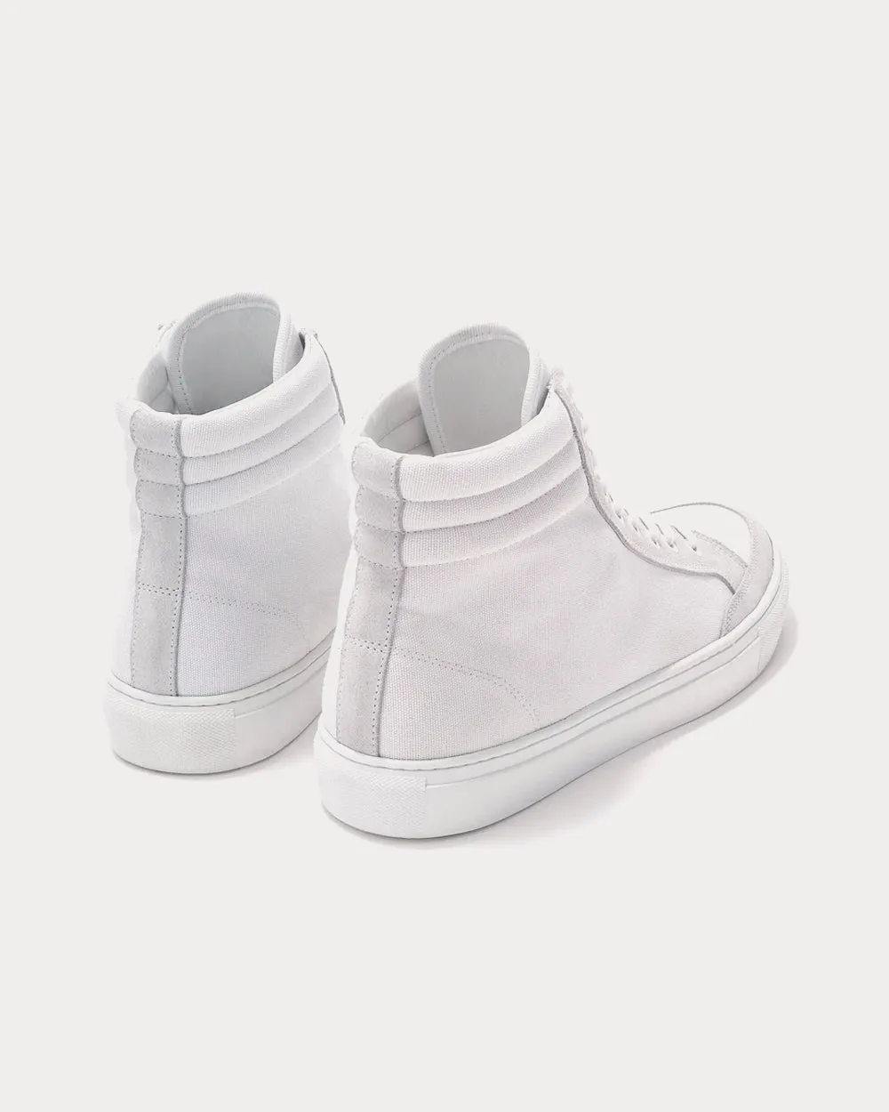 Canvas White High Top Sneakers