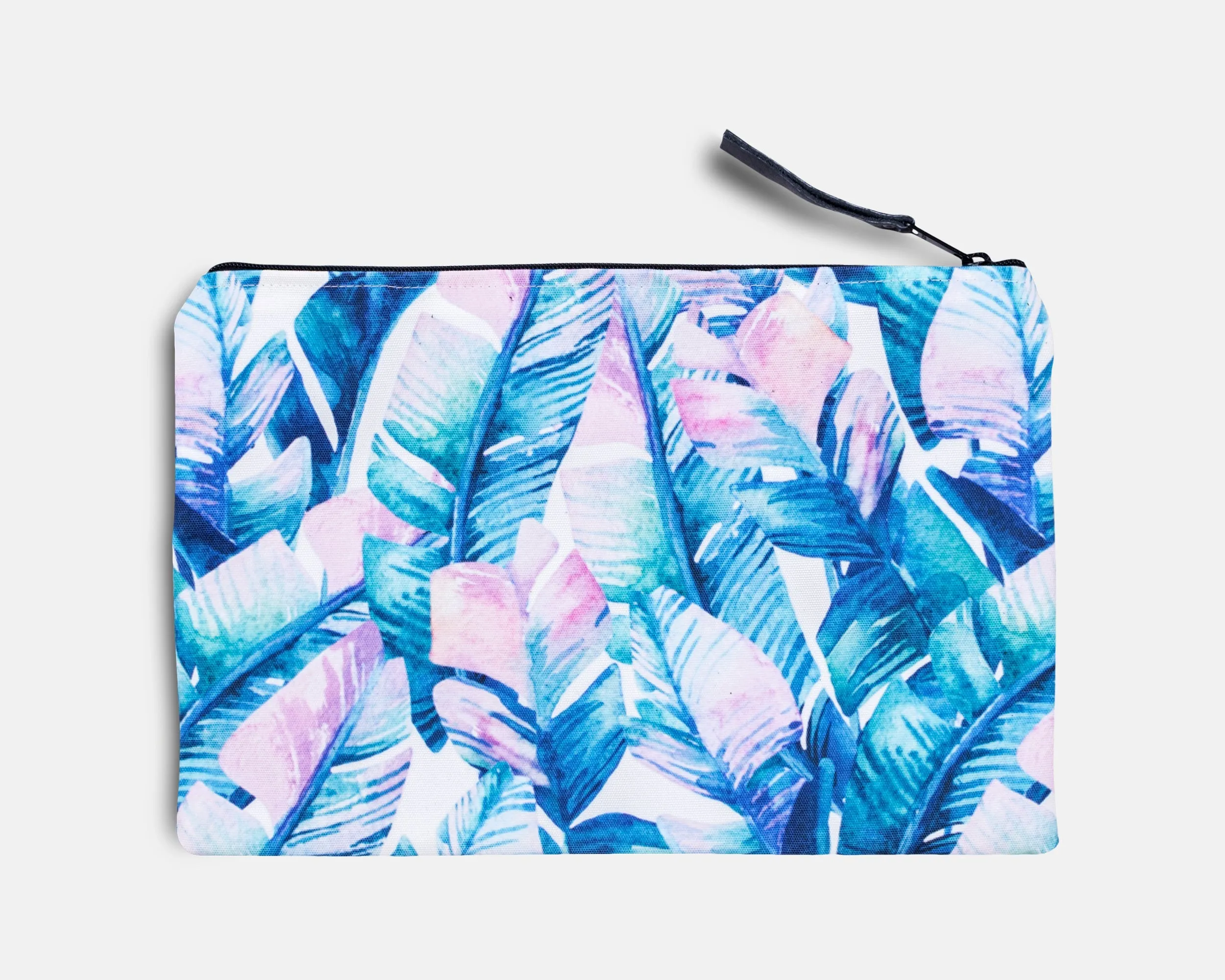 Canvas Workout Pouch - Bali Palm Print