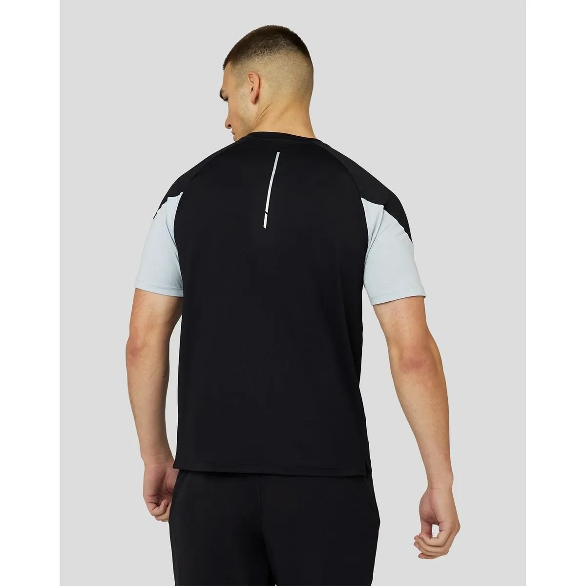 Castore Mesh Mix Short Sleeve Tee Black/Grey