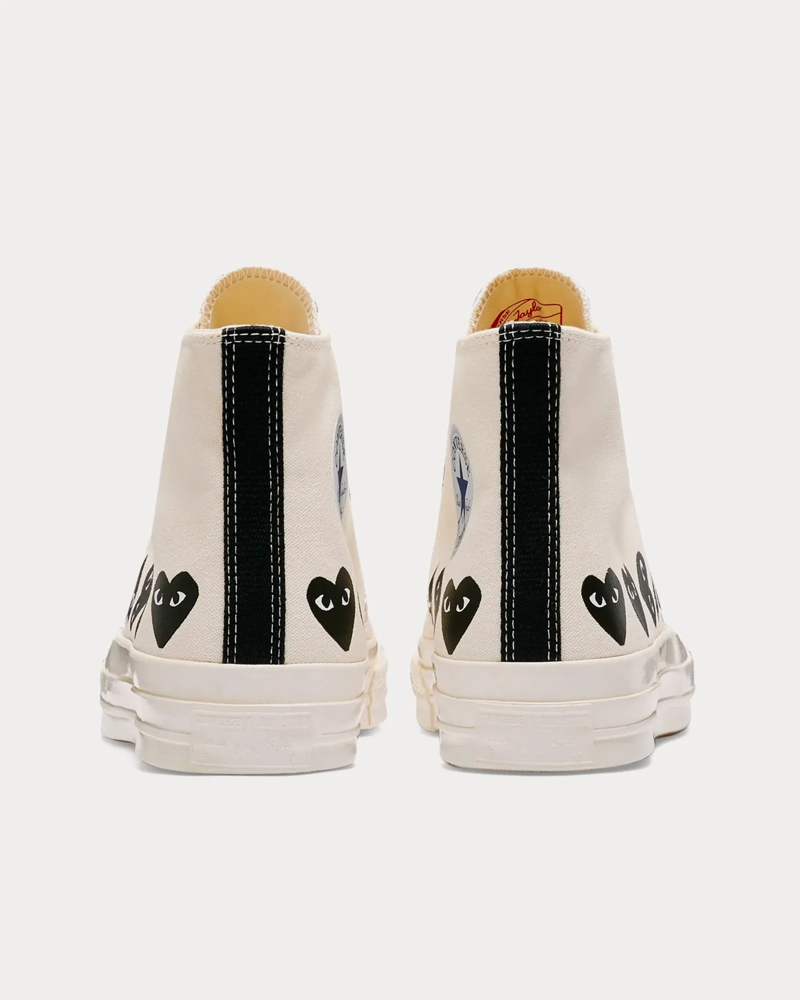 Chuck Taylor All Star '70 Multi Heart Beige / Black High Top Sneakers