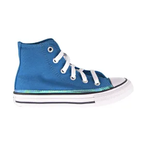 Converse Chuck Taylor All Star Hi Little Kids' Shoes Green Abyss-White-Black