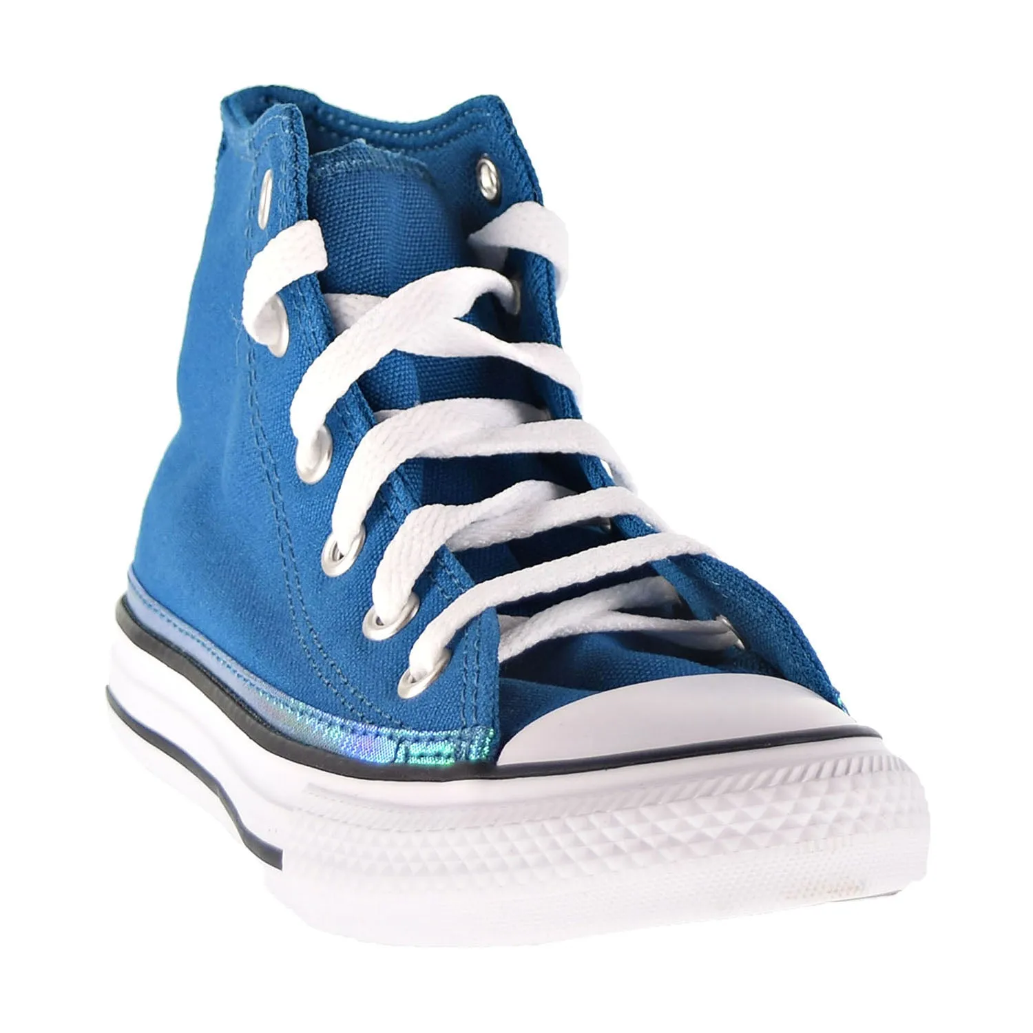 Converse Chuck Taylor All Star Hi Little Kids' Shoes Green Abyss-White-Black
