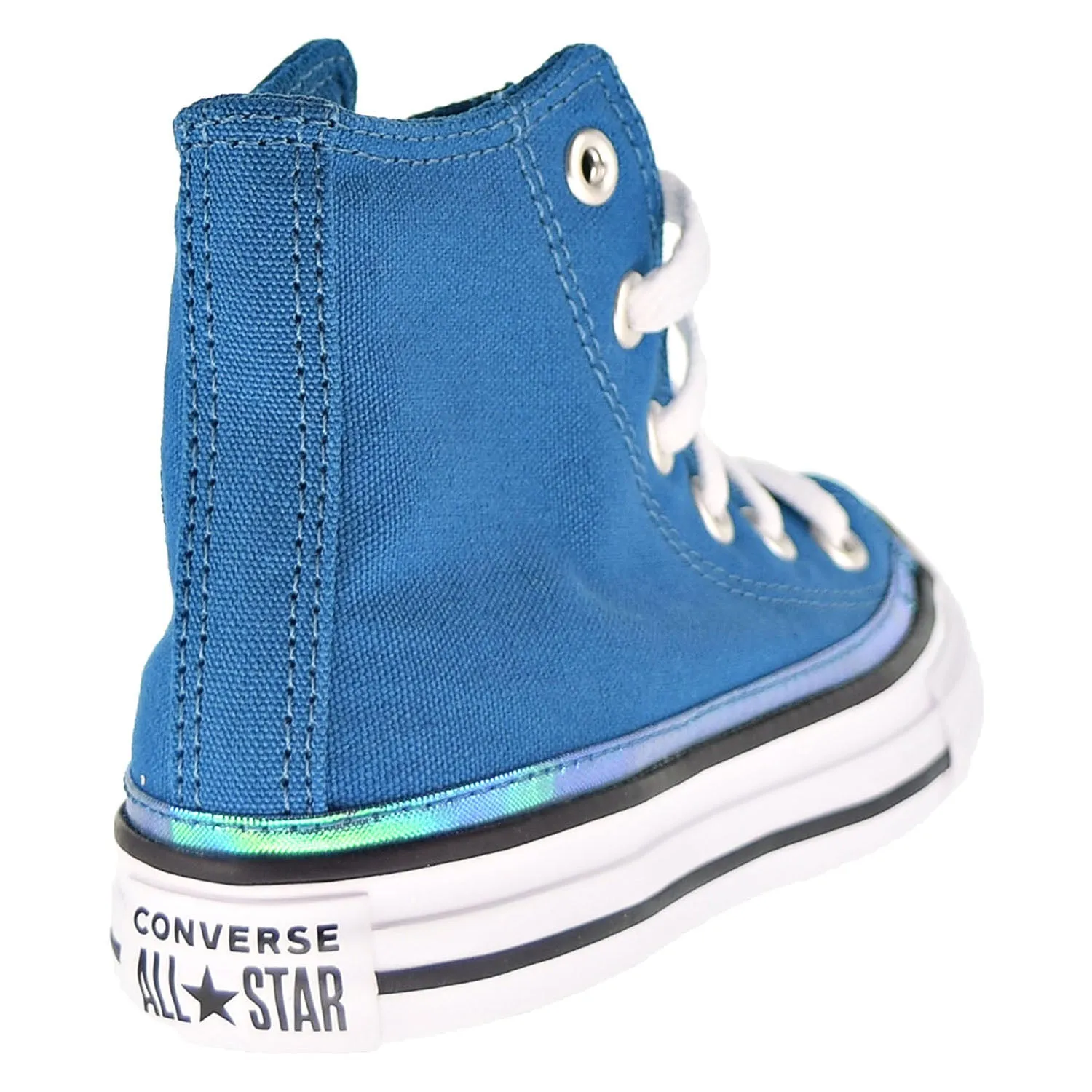 Converse Chuck Taylor All Star Hi Little Kids' Shoes Green Abyss-White-Black