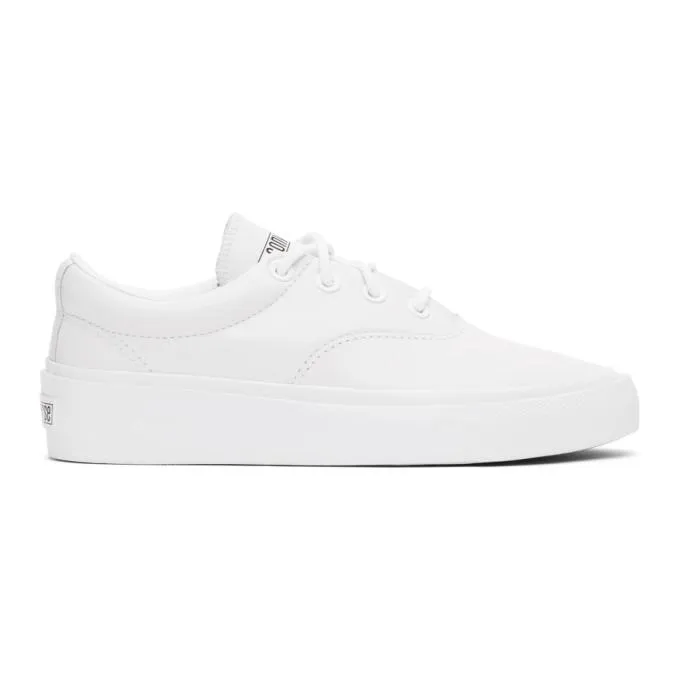 Converse White Skid Grip CVO Sneakers