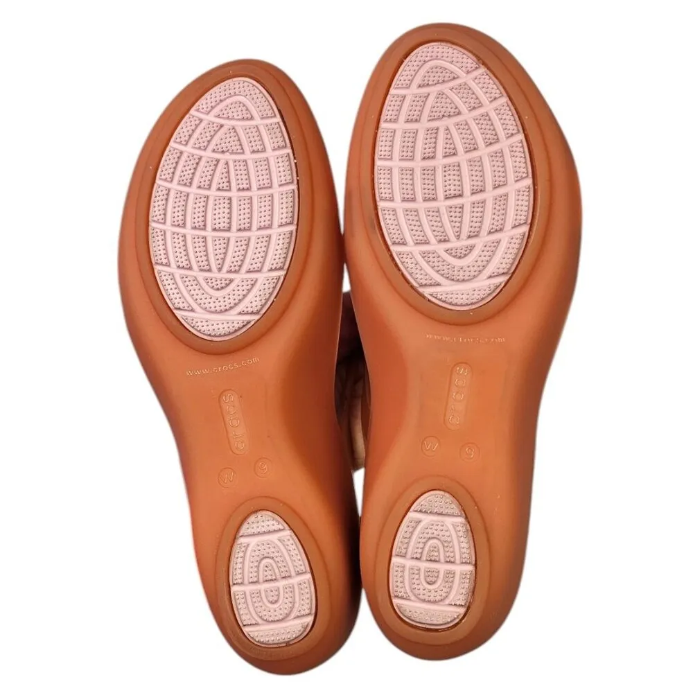 CROCS Womens Isabella Mini Wedge Flip Flops