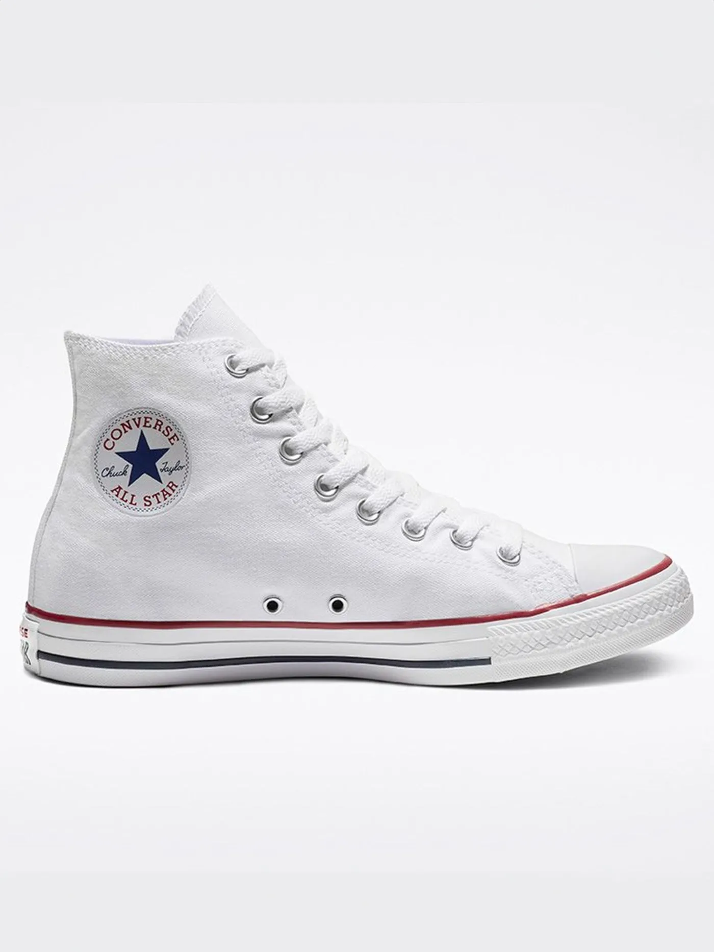 CTAS Hi Optical White Mono Shoes