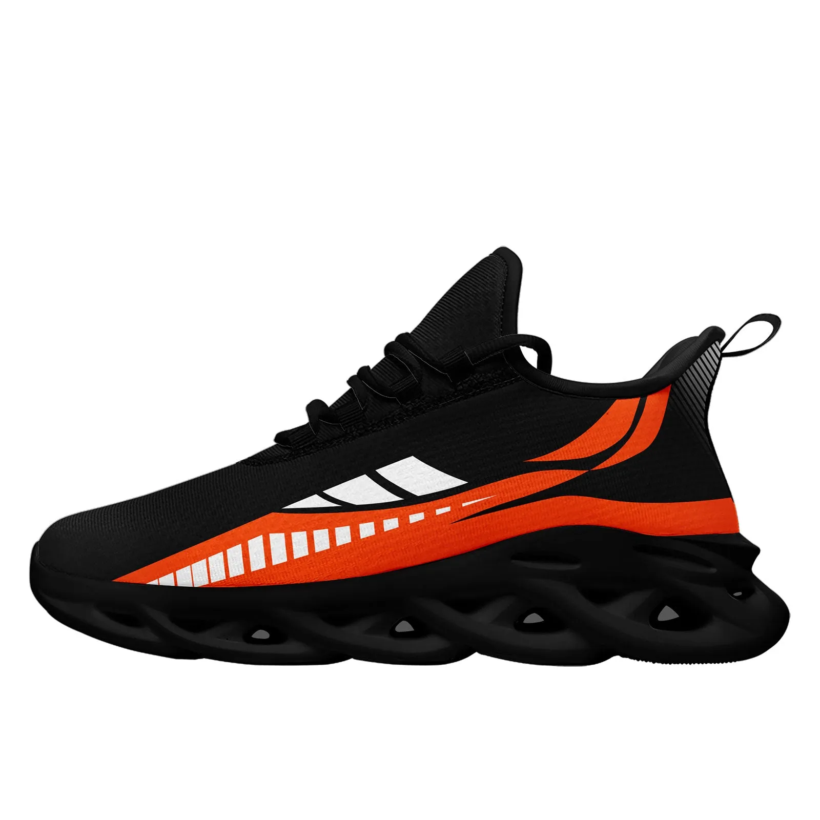 Custom Black Orange Cincinnati Maxsoul Shoes Personalized Sneaker FN003-D020325-6