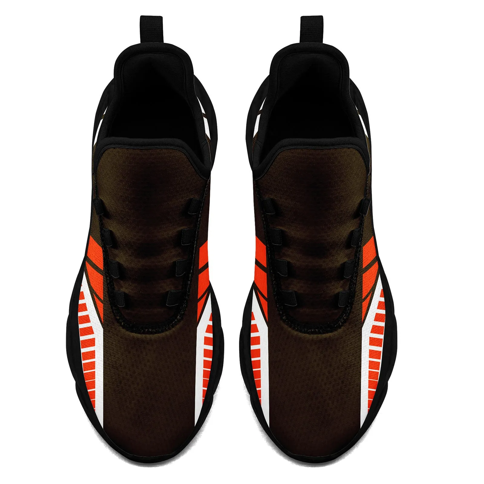 Custom Brown Orange White Cleveland Maxsoul Shoes Personalized Sneaker FN003-D020325-8
