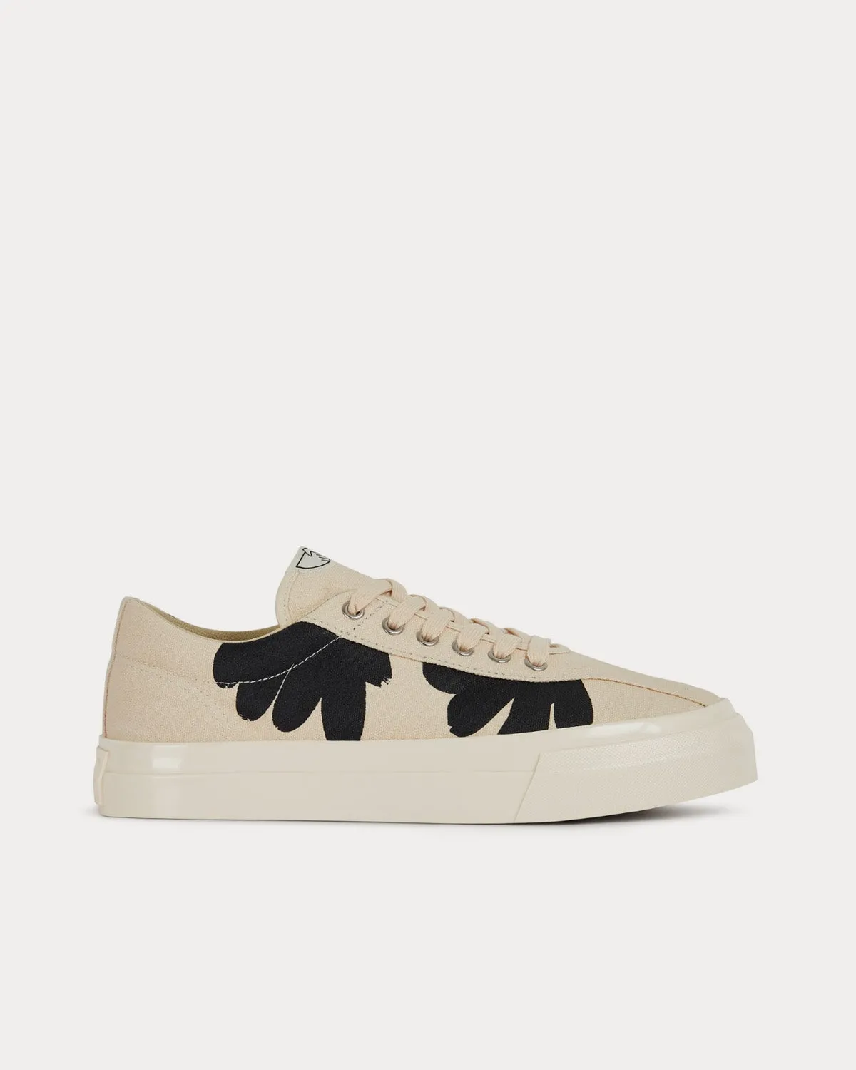 Dellow Shroom Hands Ecru / Black Low Top Sneakers