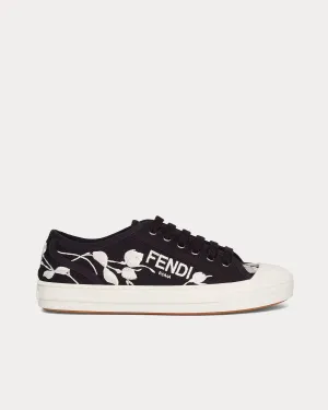 Domino Canvas Black Low Top Sneakers