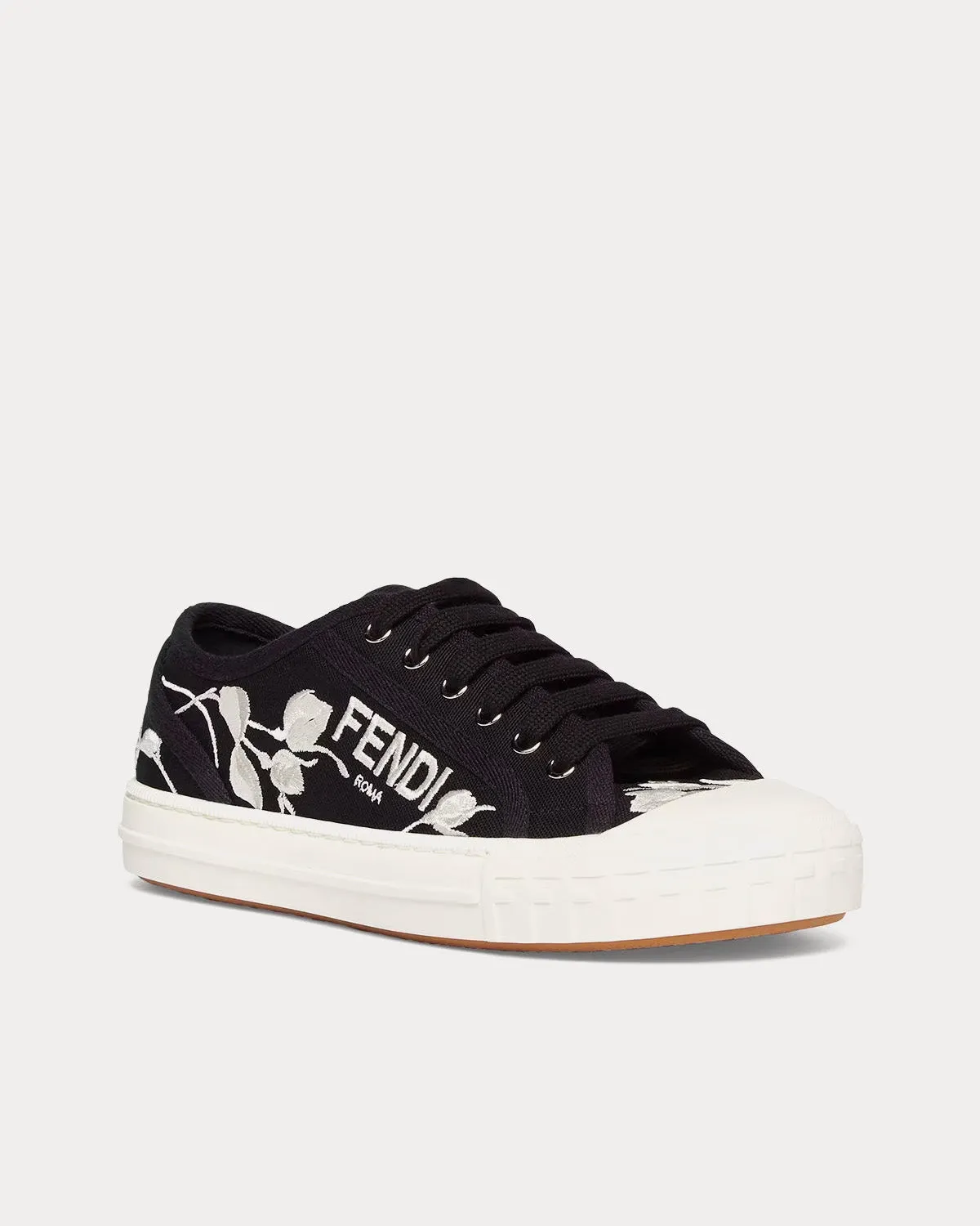Domino Canvas Black Low Top Sneakers