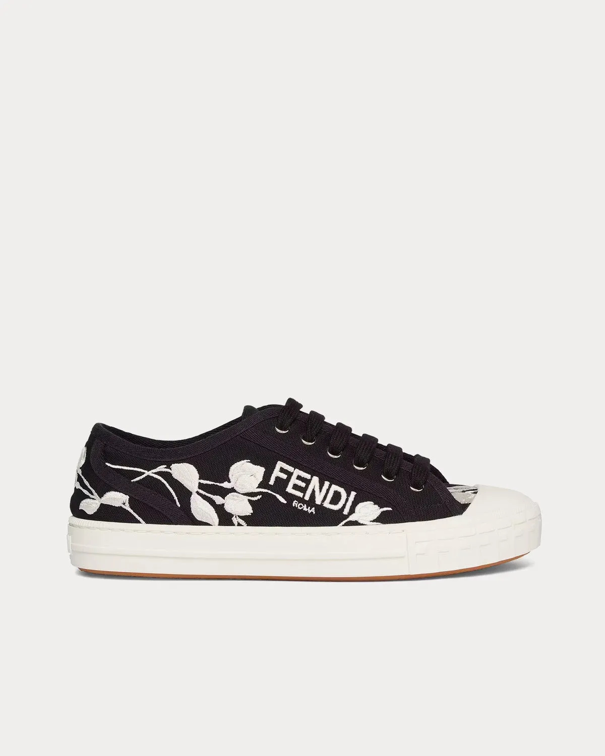 Domino Canvas Black Low Top Sneakers